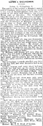 Match Report: Luton Town FC vs Gillingham (1 Sep 1919)