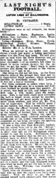 Match Report: Gillingham vs Luton Town FC (10 Sep 1919)