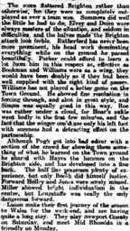 Match Report: Luton Town FC vs Brighton & Hove Albion (11 Oct 1919)