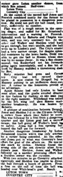 Match Report: Coventry City vs Luton Town FC (16 Jan 1920)