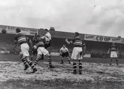 Fred Roberts heads in goal number three