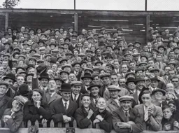 A happy crowd