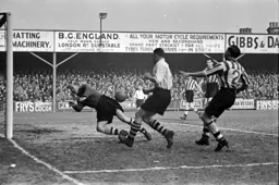 Bernard Moore sees his shot blocked