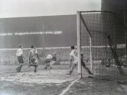 Arthur Taylor scores the Town`s third goal and his second of the day