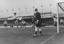 Gordon Turner`s header brings his and Town`s second goal