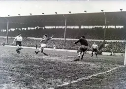 Mike Cullen scores his and Town`s first goal