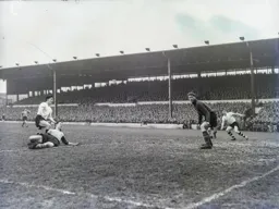 Gordon Turner in search of that elusive goal