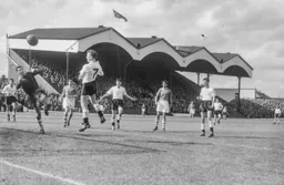 Mick Cullen`s header brings up the Town`s second goal