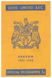 Programme: Leeds United vs Luton Town FC (11 Sep 1957)