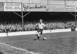 Big money signing Billy Bingham makes his debut for the Town