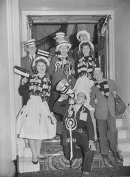 Supporters ready for the trip to Wembley