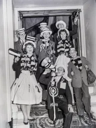 Happy Hatters before the game