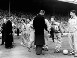 Billy Bingham is introduced to the Duke of Edinburgh (2)