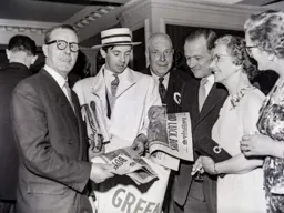 The Green 'Un is distrbuted before the post match dinner