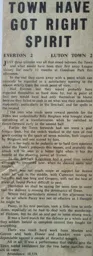 Match report