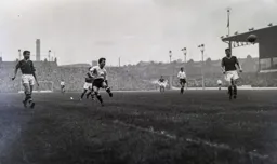 Billy Bingham fires in a shot