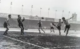Billy Bingham gets in a header