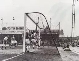 The ball is tipped over