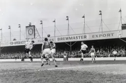 John Groves heads for goal