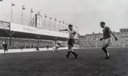 Alec Ashworth is well sheparded by Ray Yeoman