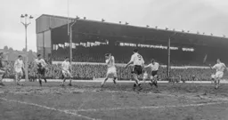 Alwyn McGuffie fires in a shot