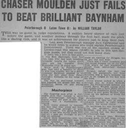 Match Report: Peterborough United vs Luton Town FC (2 Nov 1963)