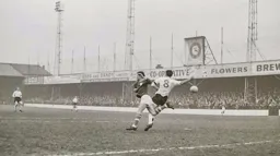 Tommy McKechnie misses the ball