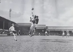 John Reid waits for the ball to drop