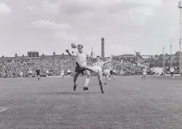 Tommy McKechnie attempts to get past an out stretched boot