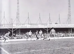John O`Rourke finds the target for Town`s only goal of the game