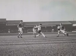 Barry Fry takes a shot at goal