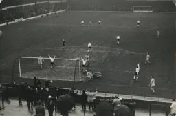 Ray Whittaker (on the right) opens the scoring