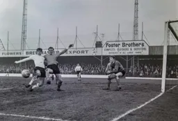John Butler knocks the ball away from John O`Rourke