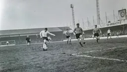 Graham French lines up a shot at goal