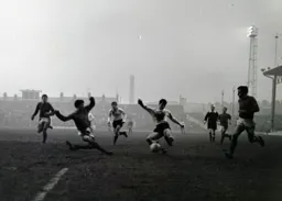 Bruce Rioch lines up a shot at goal