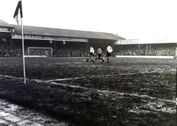 Kenilworth Road is a muddy morass as John Moore stops a Brentford attack