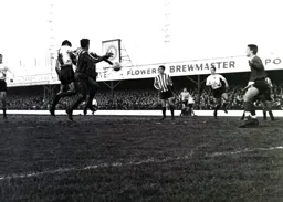 Graham French heads in the Town`s first goal