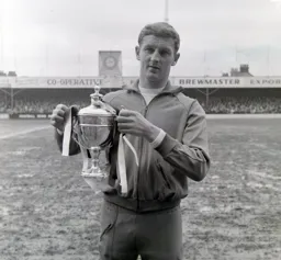 Terry Branston with the trophy