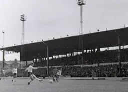 Mike Harrison scores a debut goal from the penalty spot