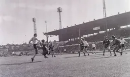 Chris Nicholl tries a shot