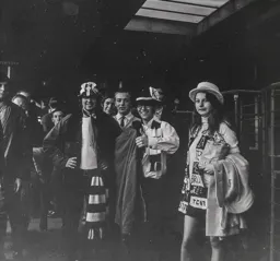 Fans ready for their evening out