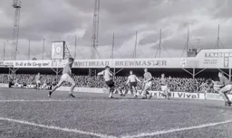 Malcolm Macdonald nets the early Town goal