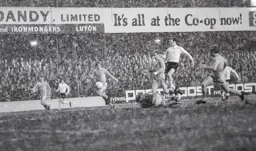 Matt Tees tries his luck in the snowstorm