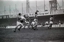 Malcolm Macdonald fires in an early second half shot