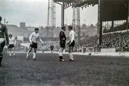 Keith Allen has words with the ref