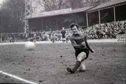 Graham French fires in a cross after giving the Bury defence a roasting in the first half