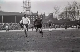 Matt Tees chasing down the ball