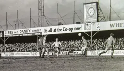 Keith Allen strikes just before half time