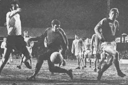 Another close call as Graham French tries to round the Tranmere defence