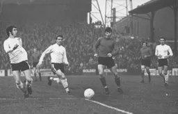 Malcolm Macdonald in action against his old team